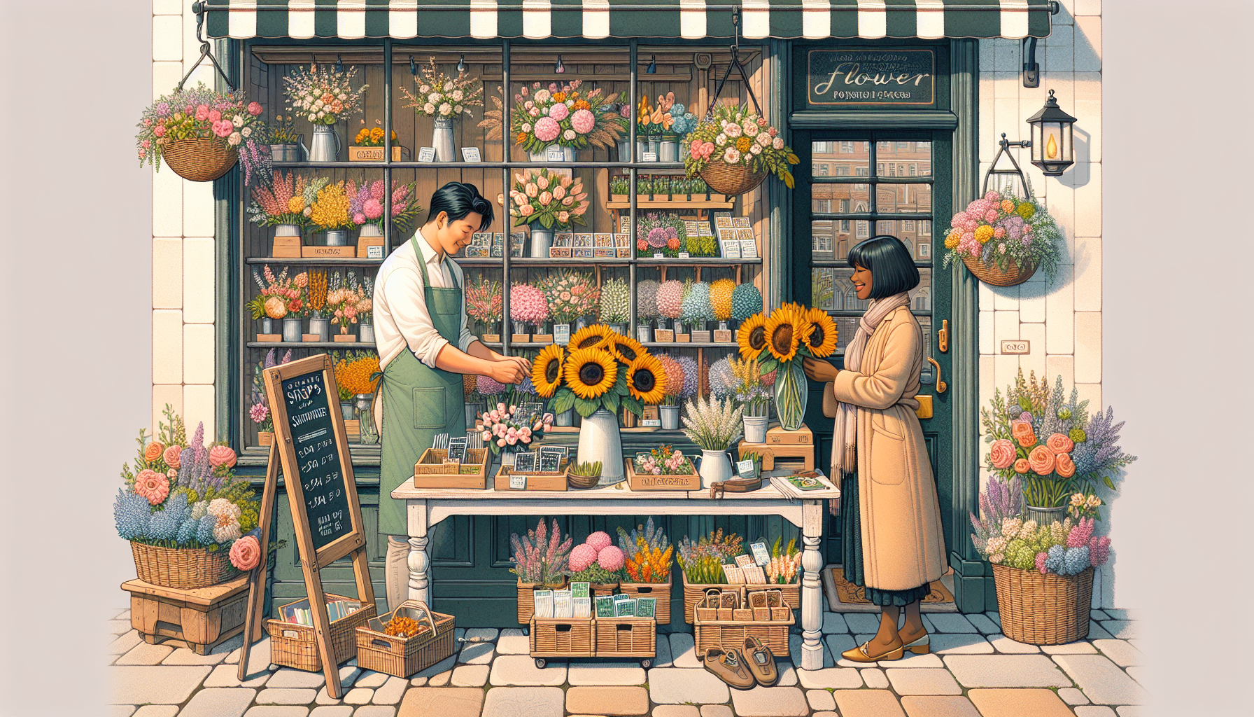 꽃집(flower shop)