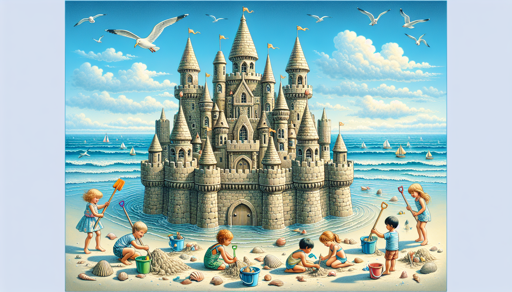모래성(sand castle)
