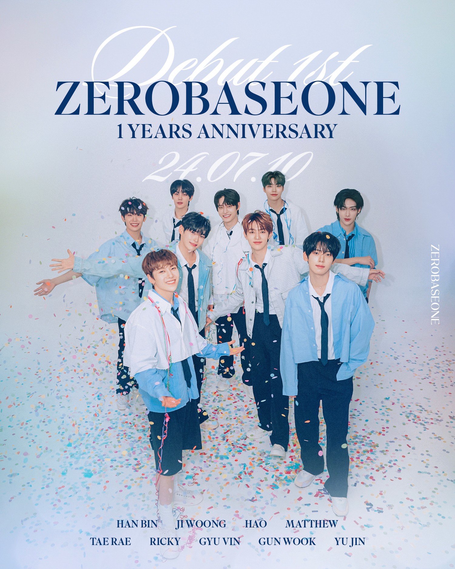 ZEROBASEONE, 1st Debut Anniversary… “ZB1 Day with ZEROSE”