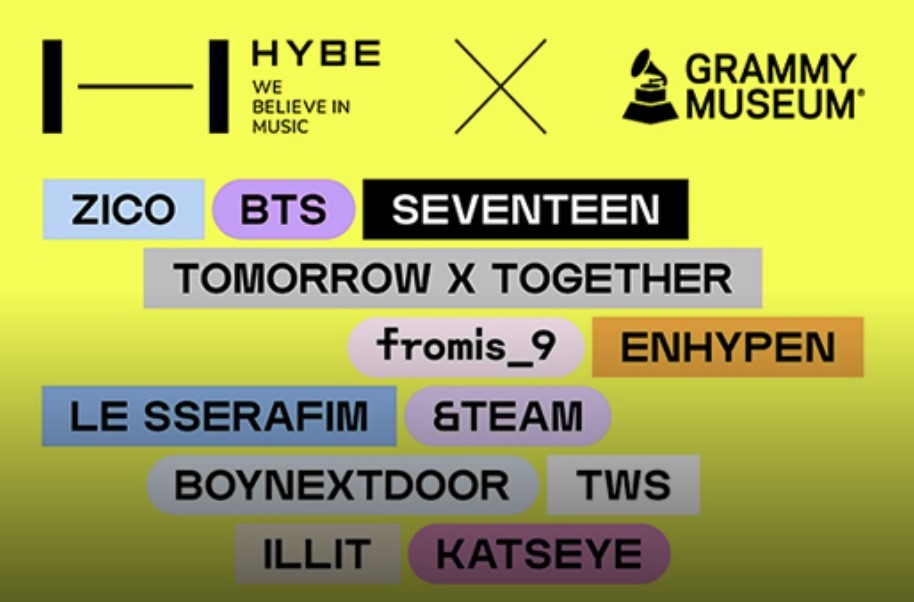 “BTS and Seventeen’s Costumes in One Place”… HYBE Collaborates with Grammy Museum