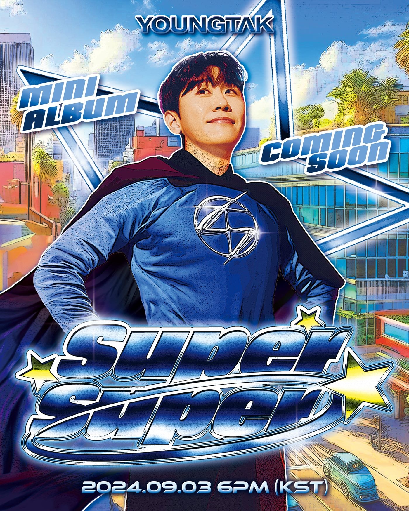 Young Tak Announces Groundbreaking Transformation… Comeback with ‘Super Super’ on September 3rd