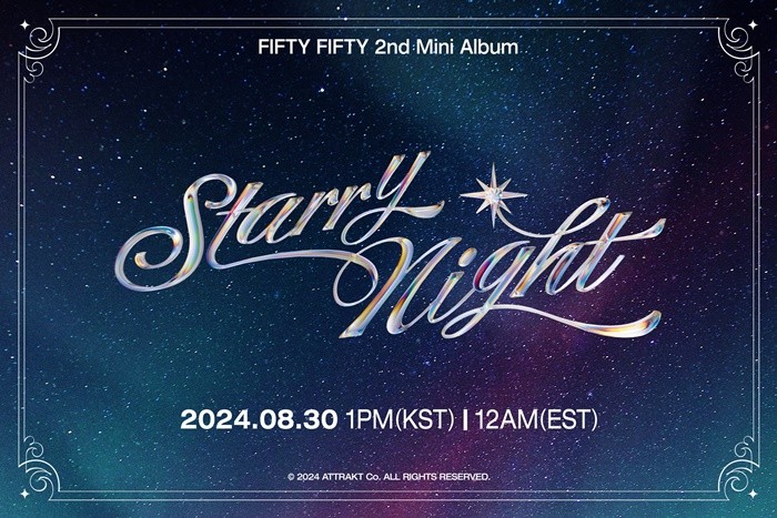 ‘FIFTY’, to Release Pre-Release Song on the 30th…”Starry Night, Capturing the Night Sky”