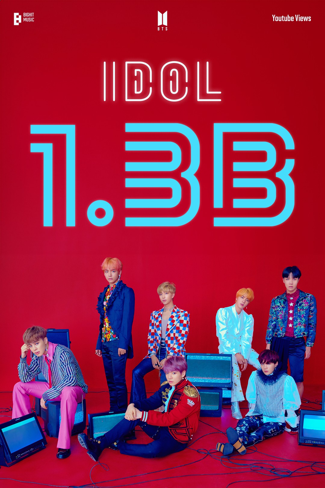 BTS Sets a New YouTube Record… ‘IDOL’ MV Reaches 1.3 Billion Views