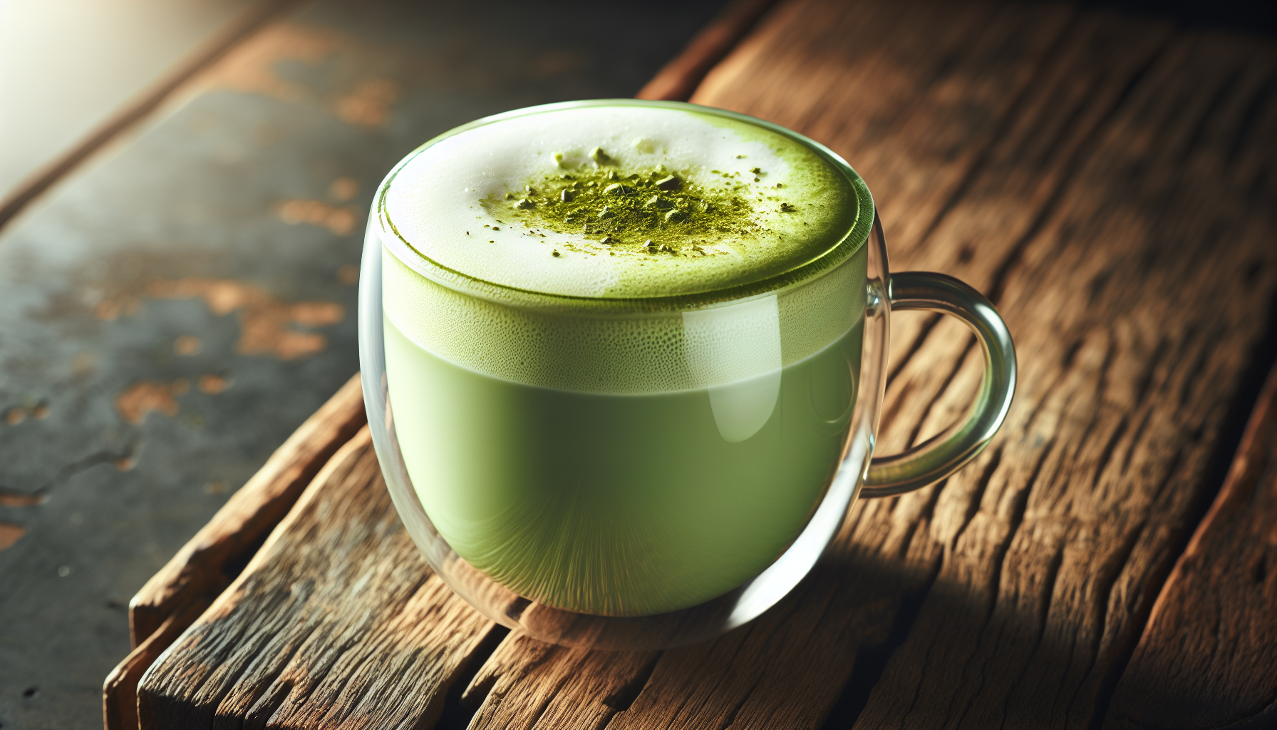 녹차라떼(green tea latte)