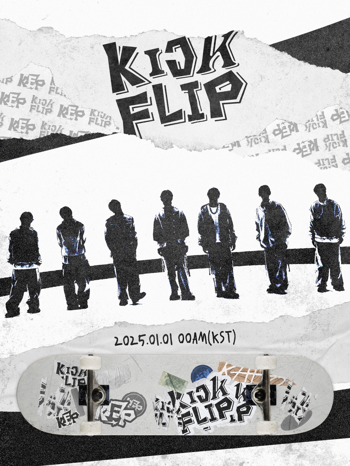 JYP, Launching a 7-Member Boy Group…’Kickflip’ to Be Revealed on January 1st Next Year