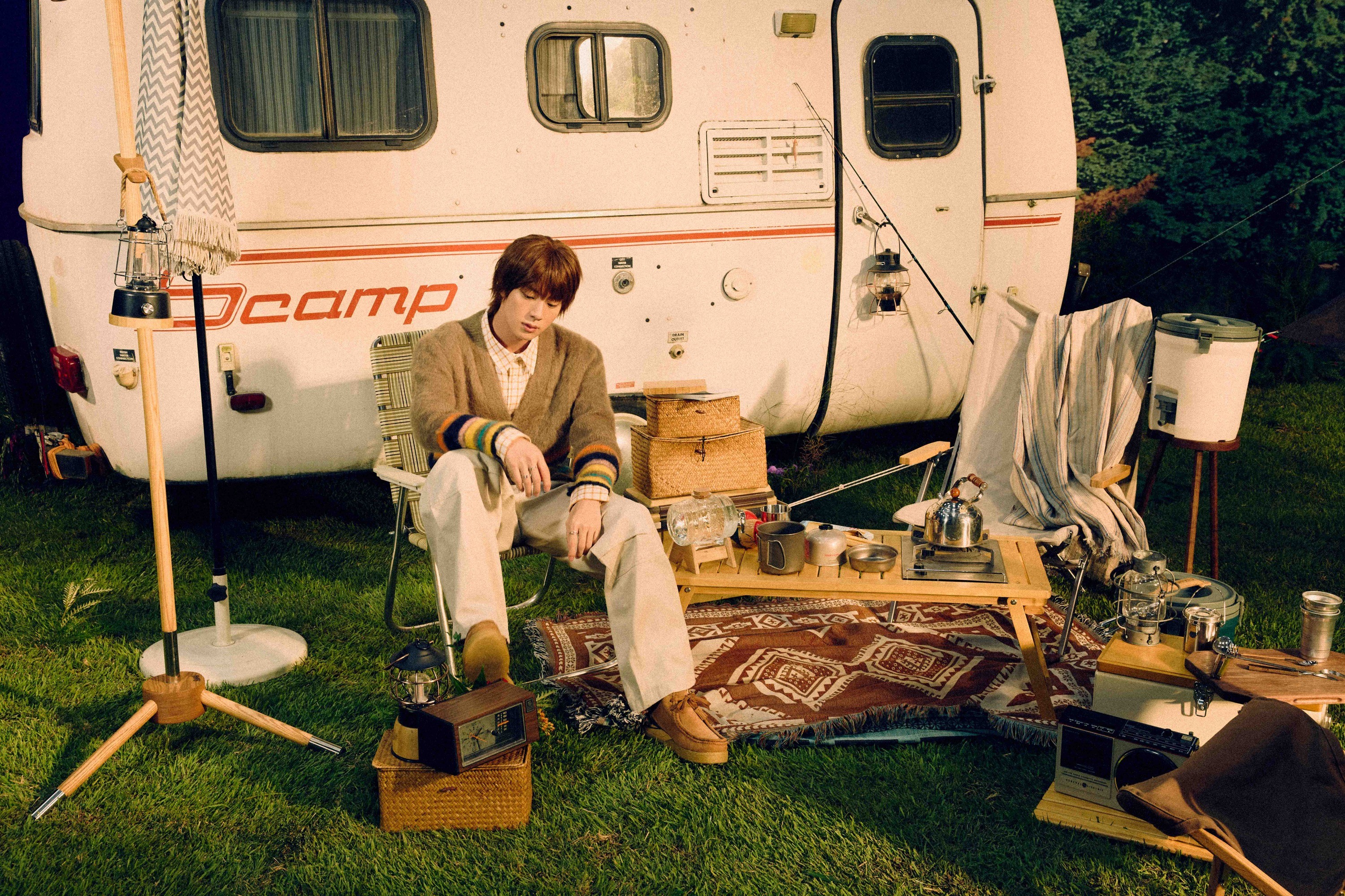 “Towards Happiness, Running Wild… Jin Announces ‘Happy’ New Album Popup”