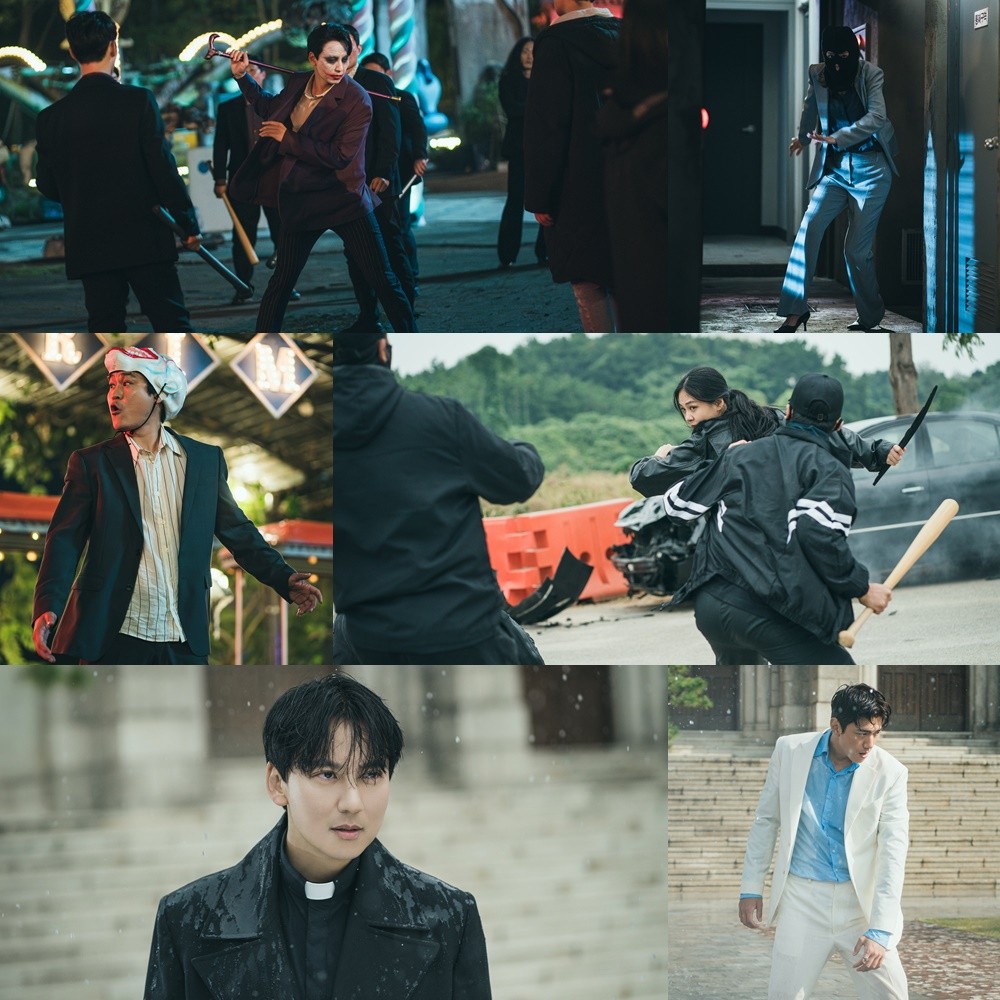 Kim Nam-gil, Threw Himself into the Role… ‘The Fiery Priest 2’, Action Behind the Scenes