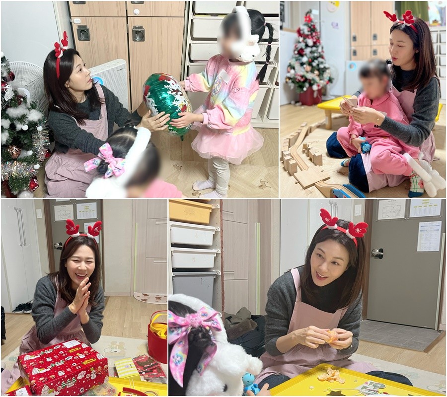 Kim Ha-neul, Volunteer Play at Orphanage…”Angels, Merry Christmas in Advance!”