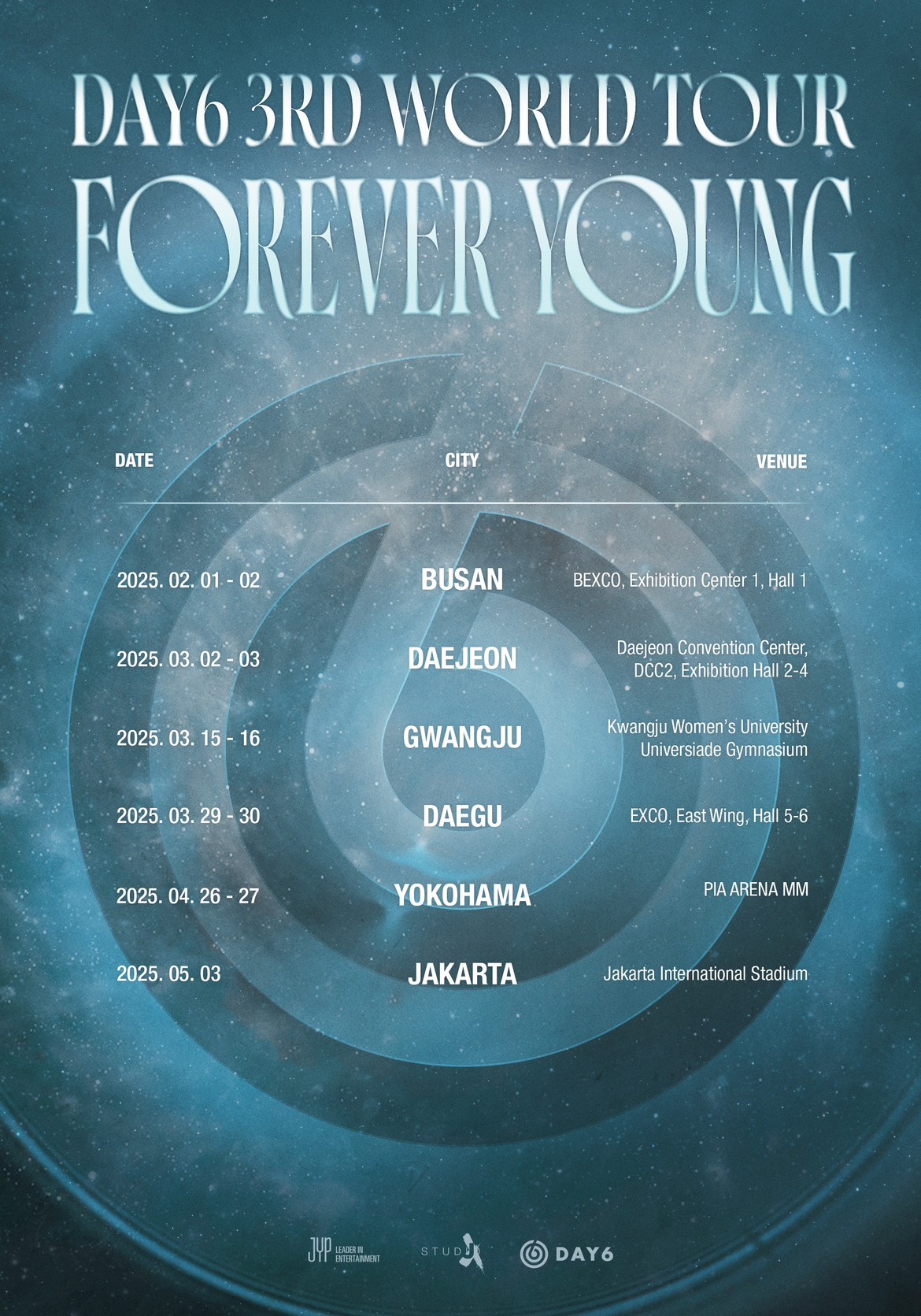 Day6 Expands Tour Size…’Forever Young’, Additional Venues Announced