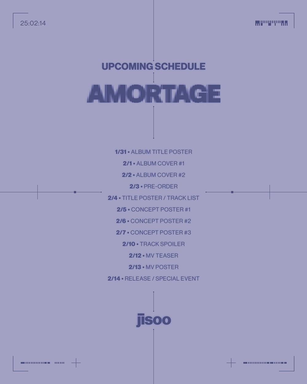 Jisoo, Valentine Solo Comeback… ‘Amourtage’, Romantic Movie Sentiment