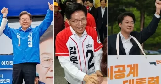 Post-Debate Poll: Lee Jae-myung 50.6% · Kim Moon-soo 39.3%… Observing the Changes in Lee Jun-seok