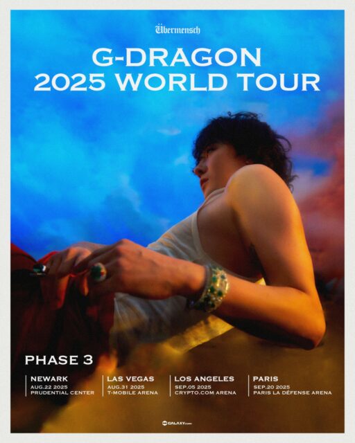G-Dragon adds world tour… “After hitting 3 states in the U.S., he goes to Paris”