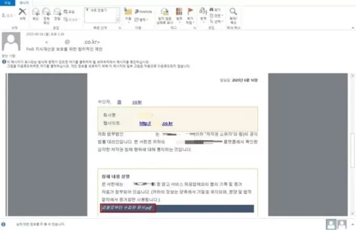 “Did you violate copyright law? Expect a police investigation”… Your life can be ruined if you click on that email.