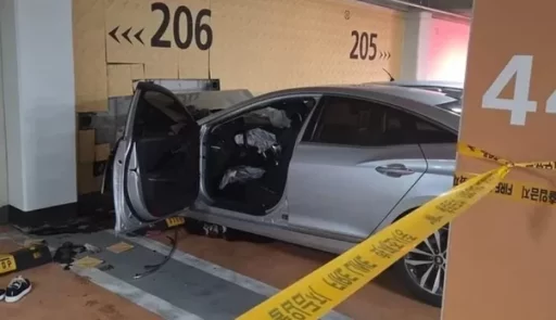 The accident in the Sejong City parking lot that resulted in the deaths of only the backseat wives was not caused by drunk driving.