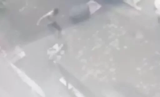 Middle-aged man assaults high school student who witnessed him beating his wife on the street, shocking acts revealed.