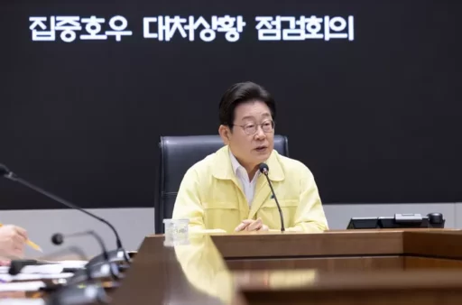 President Lee rushes to the ‘Heavy Rain Response Meeting Room’ after canceling schedule in Busan… “No tolerance for mistakes” directs all-out efforts