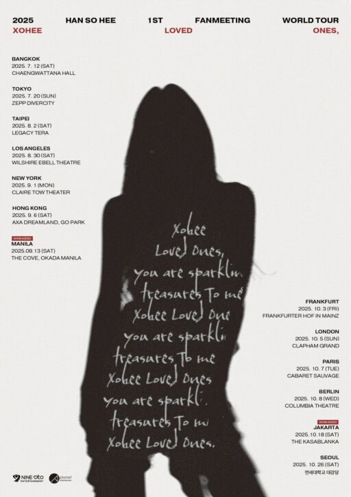 Han So-hee, 13 City Fan Meeting … Manila and Jakarta Schedule Added