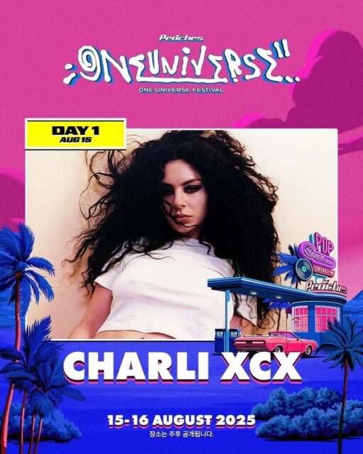 Charlie XCX to Perform at Korean Festival… August 15, Hit Song Party
