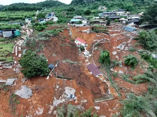 Elderly man in his 80s missing in Sancheong after heavy rain damage, lost for 16 days